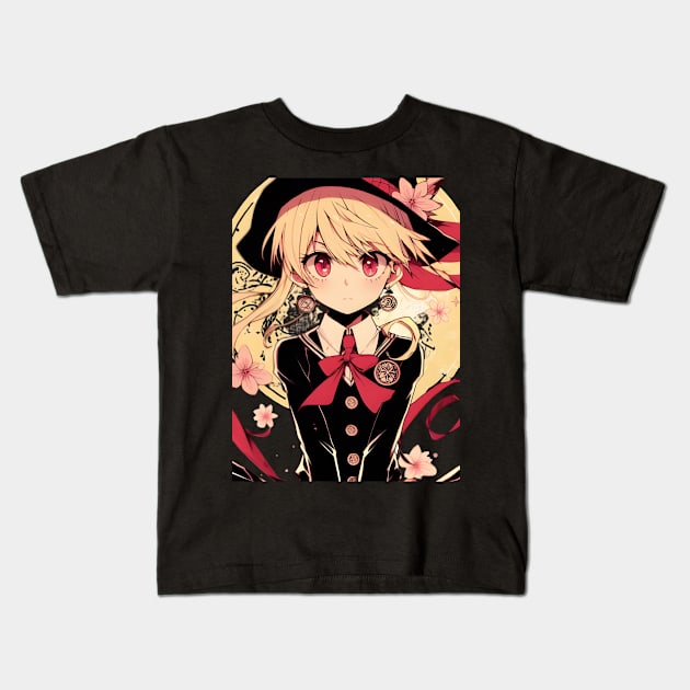 Anime Wonderland: Whimsical Art Prints Featuring Manga-Inspired Designs for Otaku Bliss! Kids T-Shirt by insaneLEDP